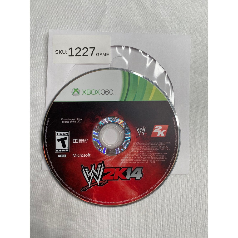 WWE 2K14 Microsoft Xbox 360